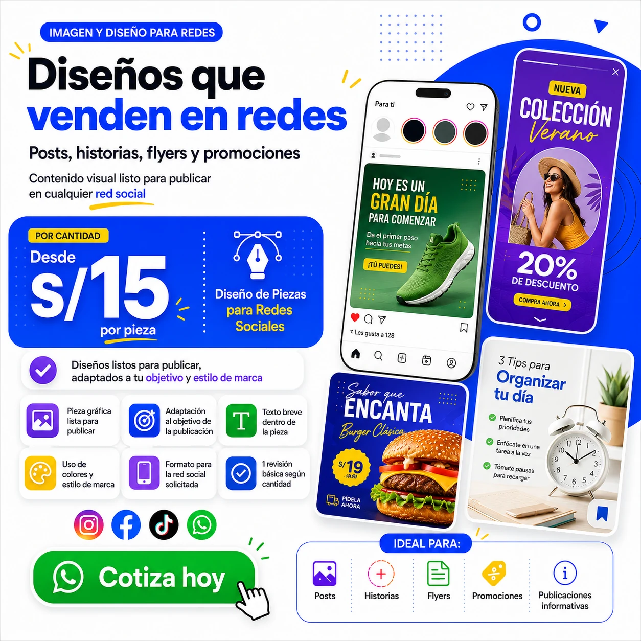 Diseño de Piezas para Redes Sociales