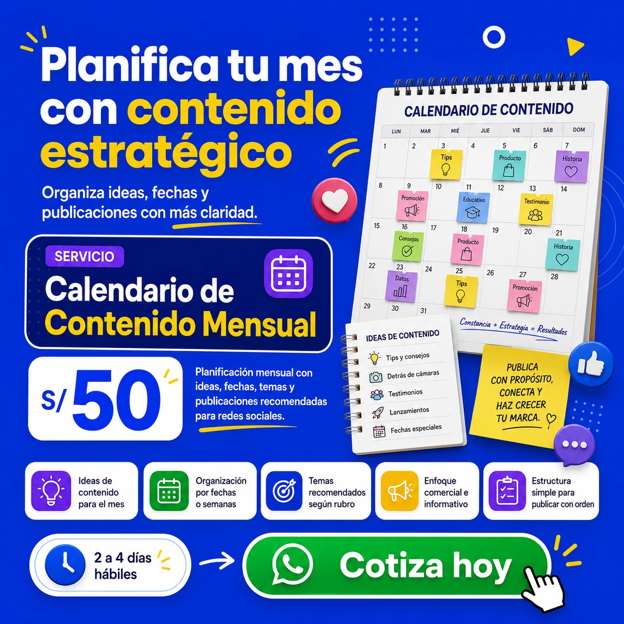 Calendario de Contenido Mensual