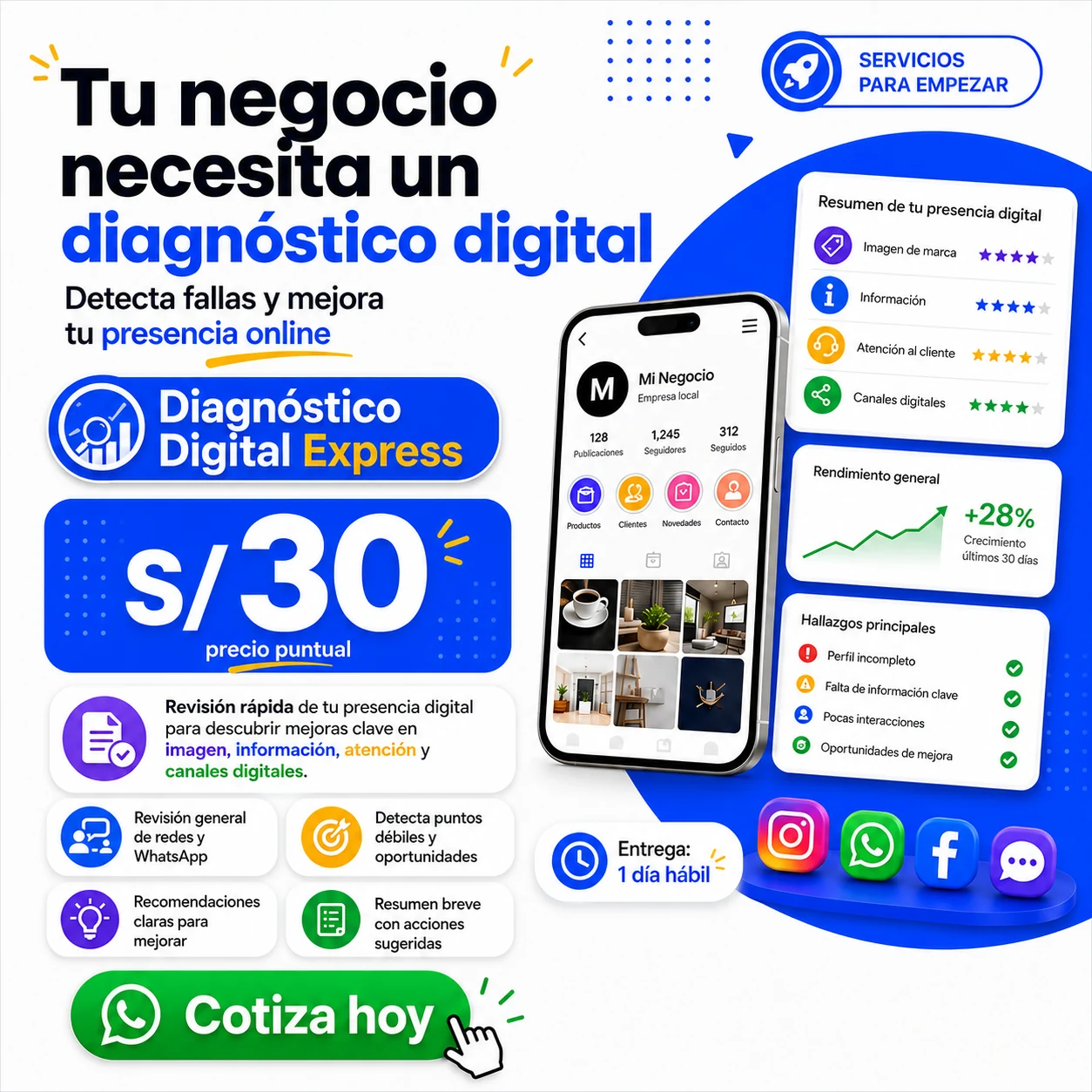 Diseño del servicio Diagnóstico Digital Express