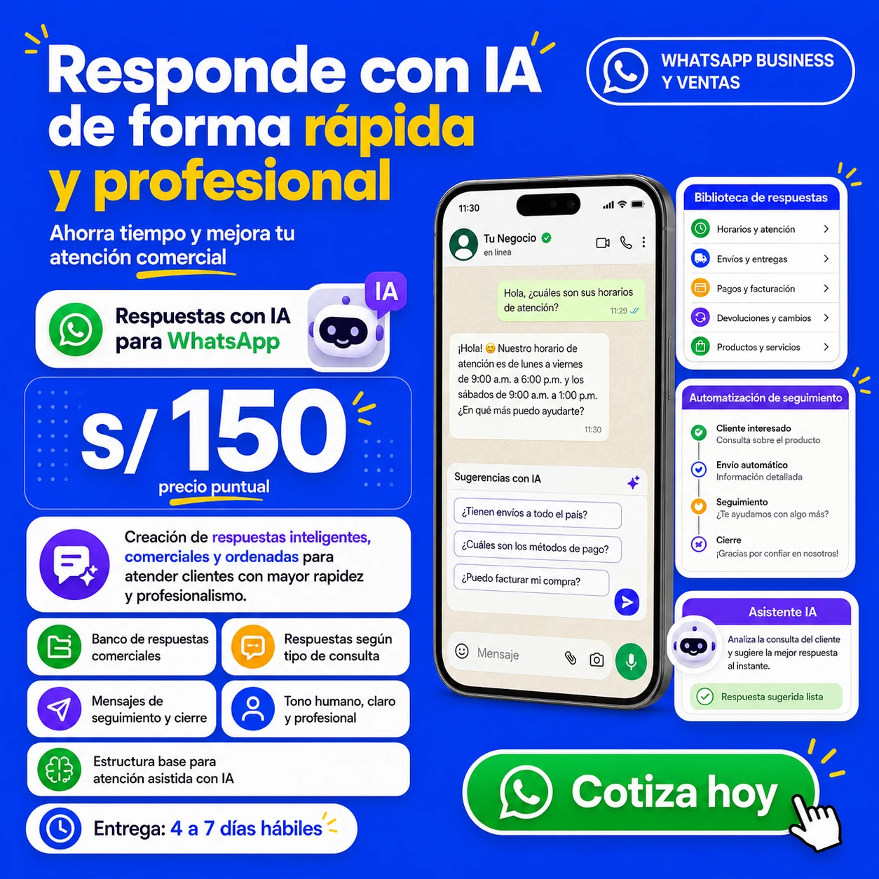 Respuestas con IA para WhatsApp